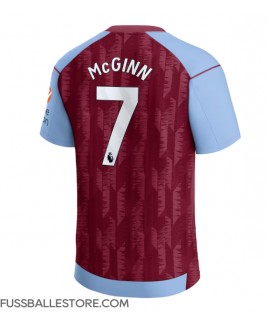 Günstige Aston Villa John McGinn #7 Heimtrikot 2023-24 Kurzarm